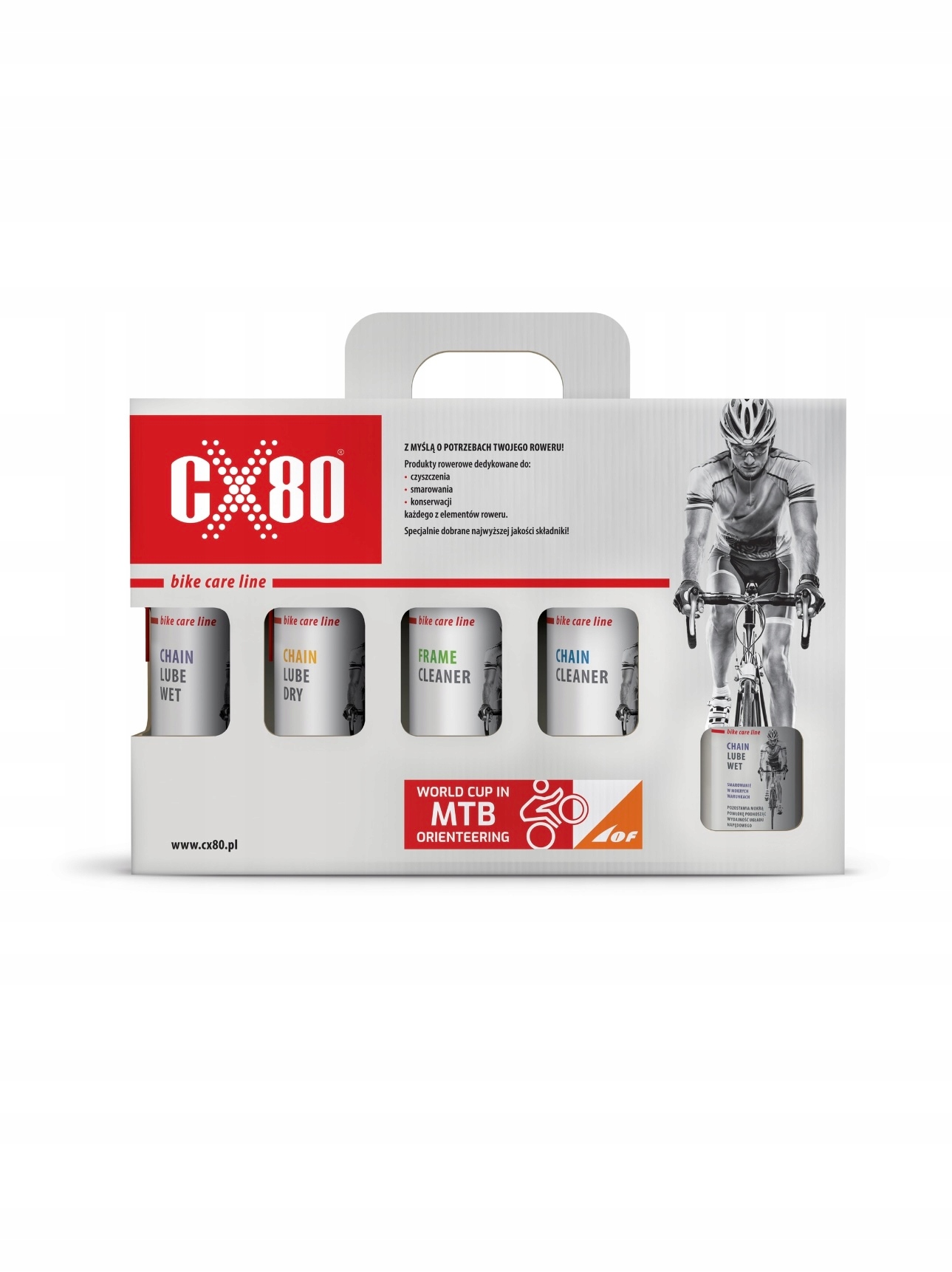 Zestaw Rowerowy środki smarne i czyszczące Cx 80
