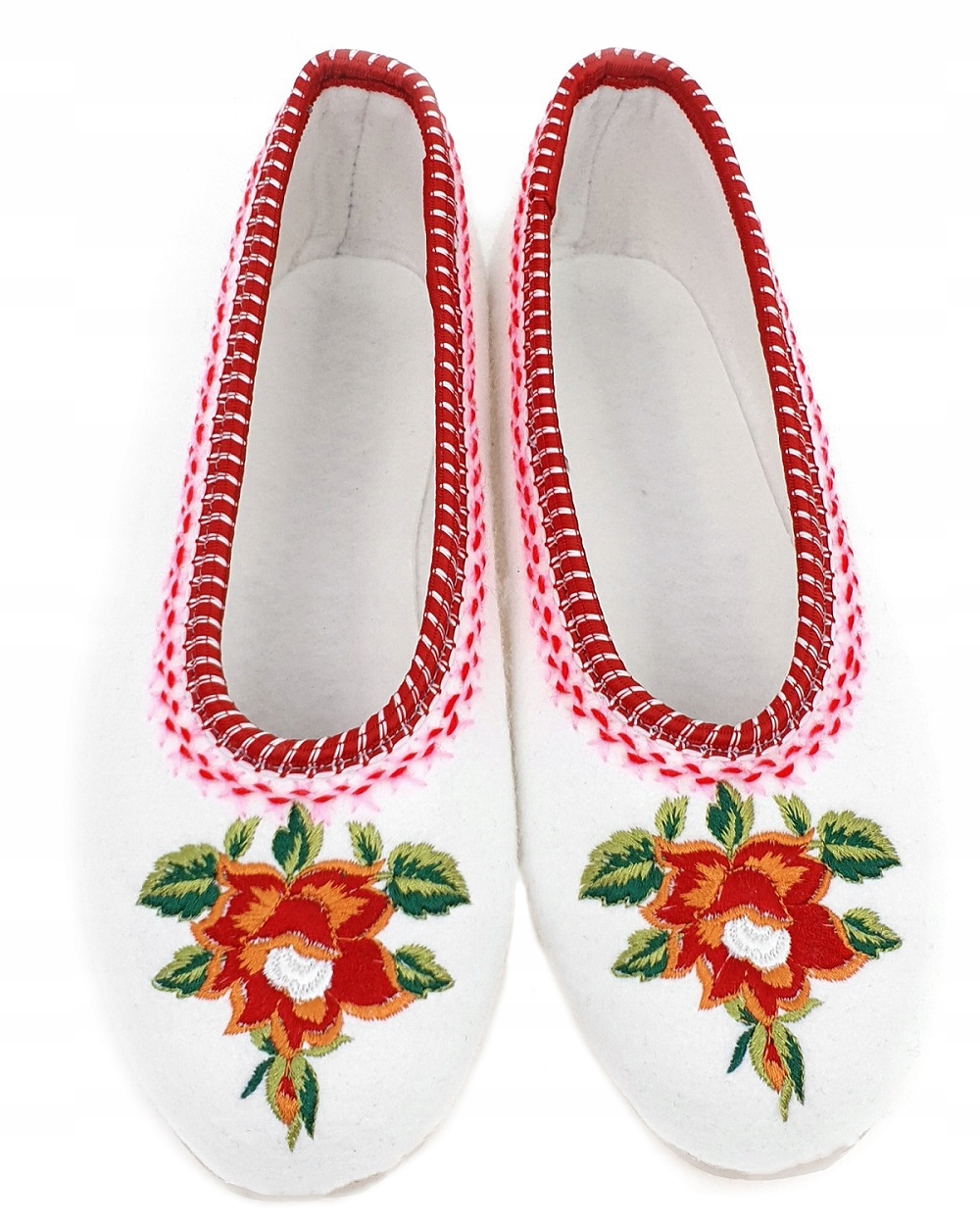 Podhalańskie Pantofle Bambosze Filcowe Kapcie *37 Model H-03