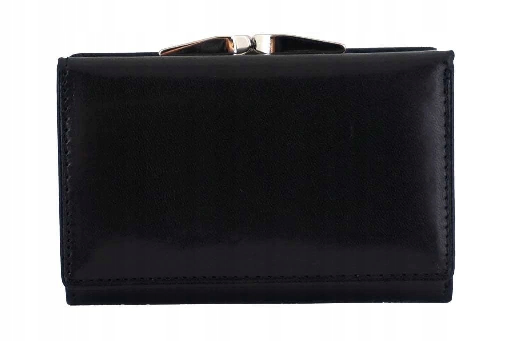 Dámská kožená peněženka černá