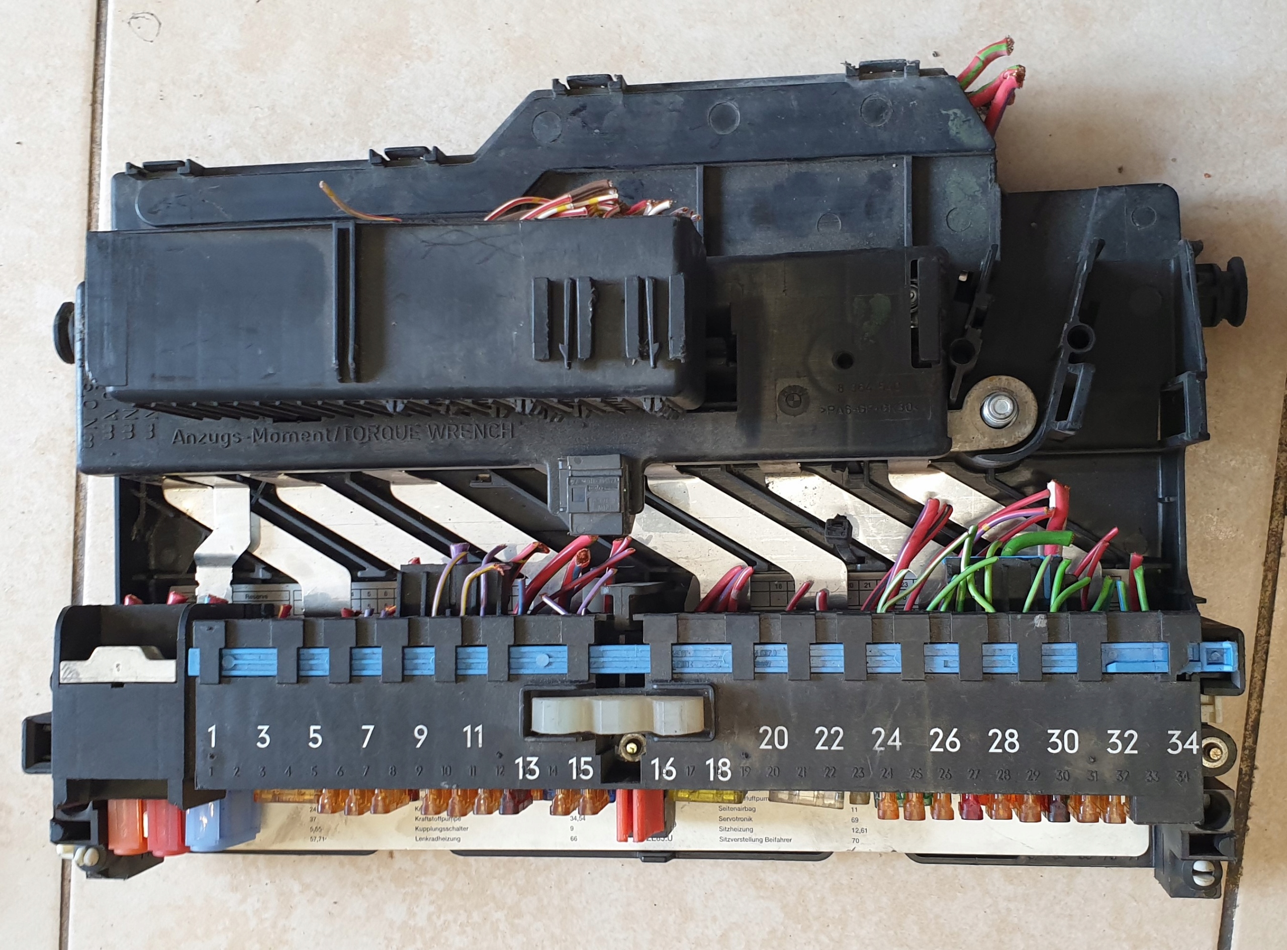 Module fusibles BSI BMW 3 E46 8364540 OE EU