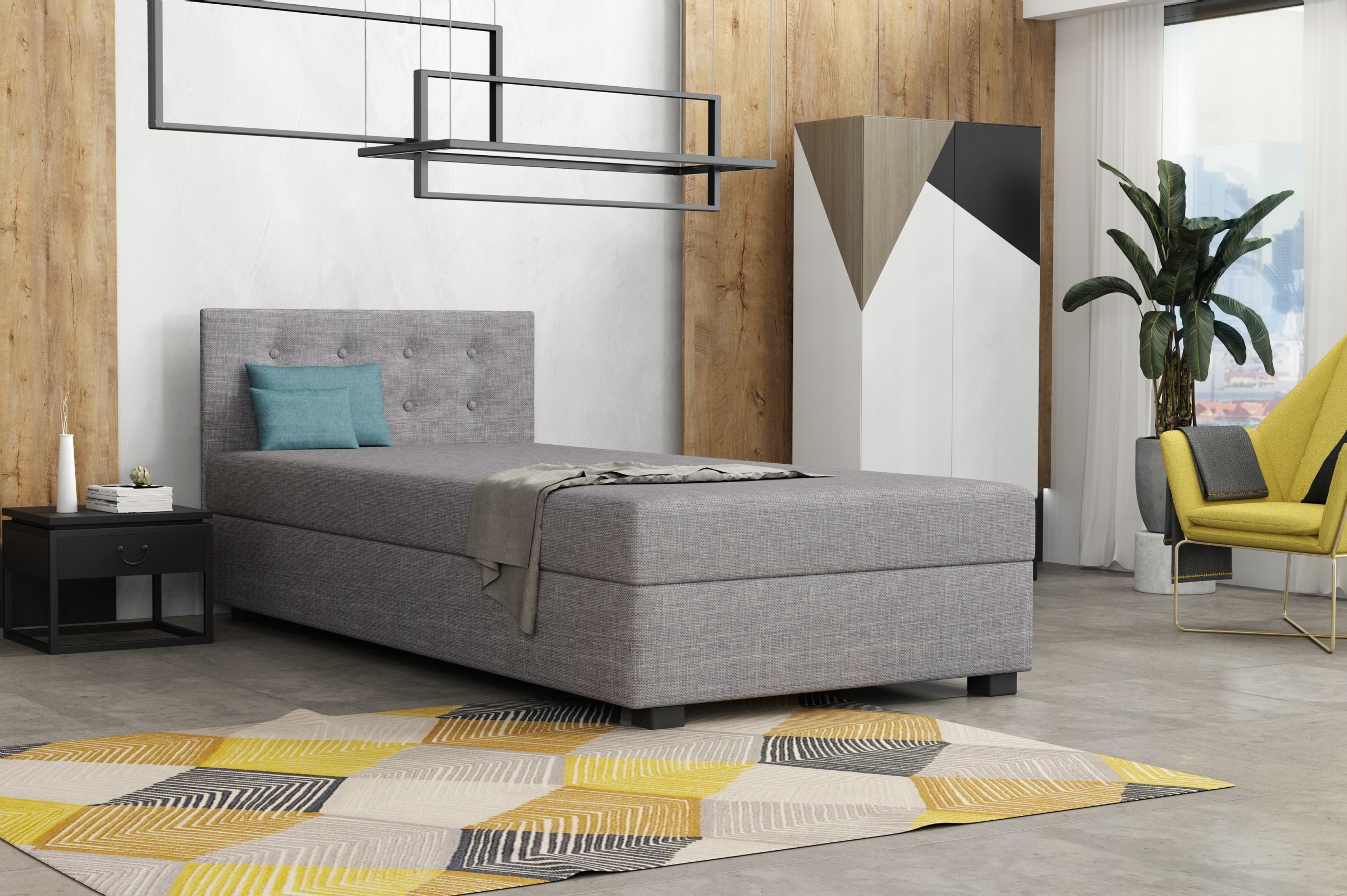 

Łóżko młodzieżowe Tapczan Olaf 120x200+ materac