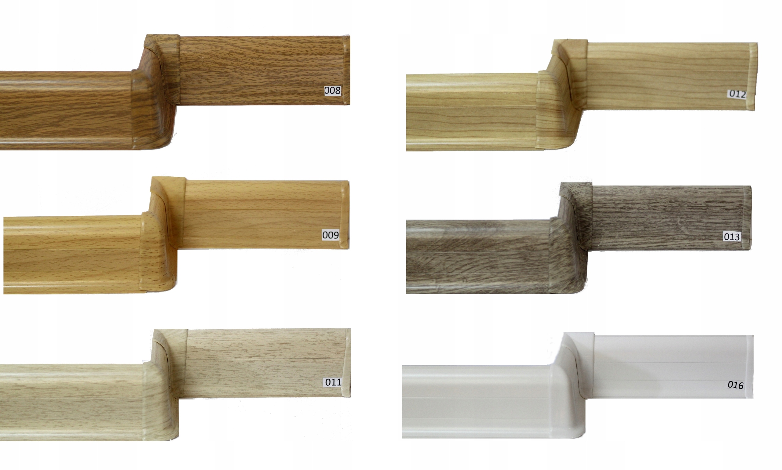 LISTWA PRZYPODŁOGOWA PODŁOGOWE Z GUMKĄ 6cm x 2,5m LISTWY 60mmx250cm KOLORY Materiał PCV