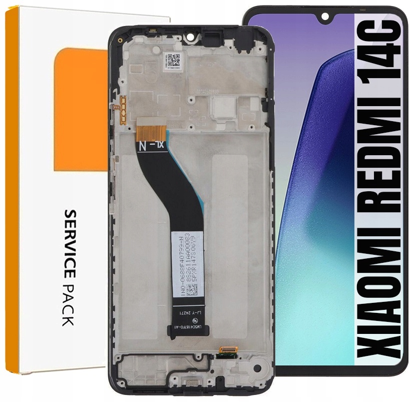 Displej Pro Xiaomi Redmi 14C 4G 5G Originální LCD Displej Rámeček