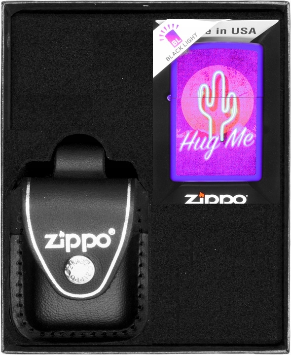 Sada Zippo Zapalovač Retro Cactus Dárkový No3