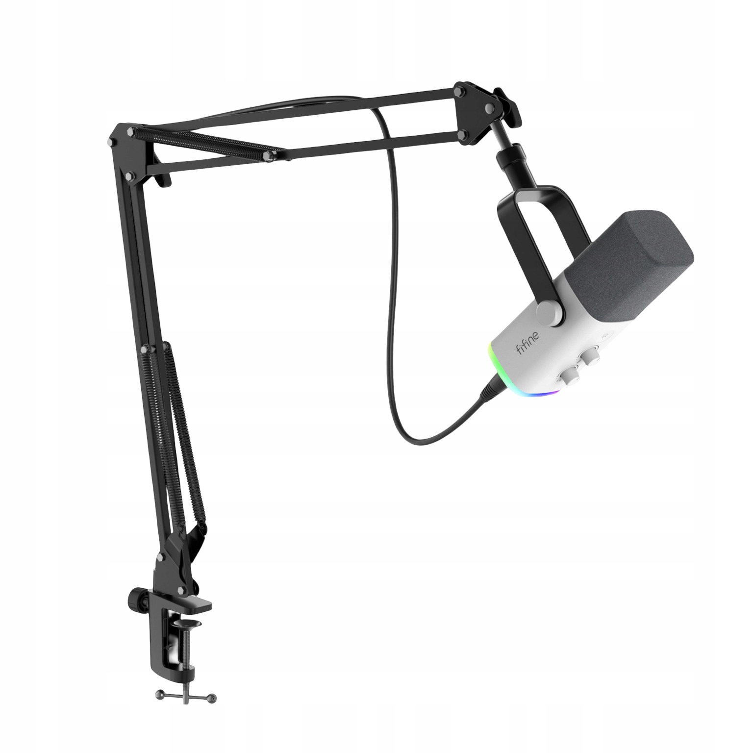Študijný mikrofón Dynamický Fifine AM8T Xlr/usb s Pantografom