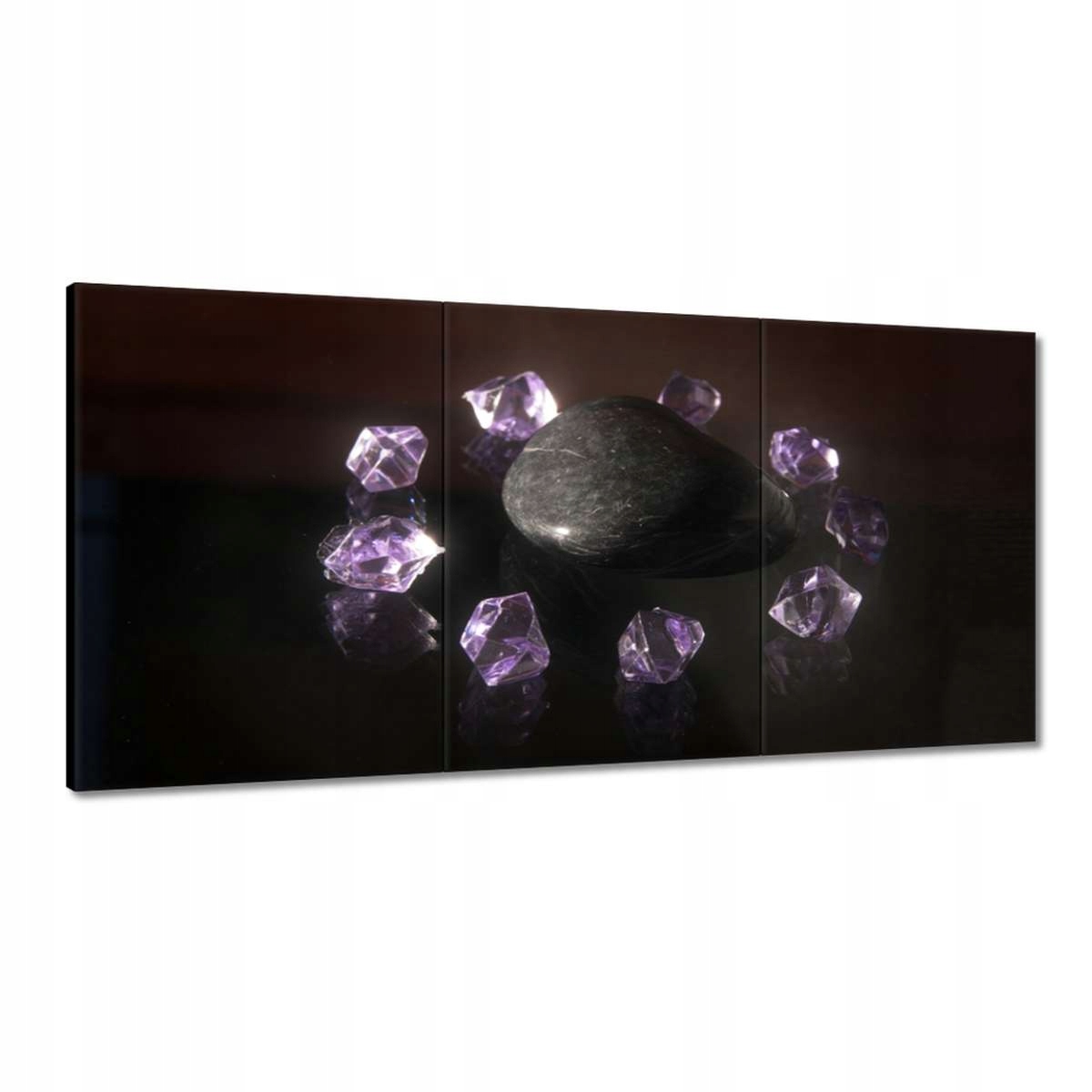 Obrazy 180x90 Fialové kolík s kryštálikom