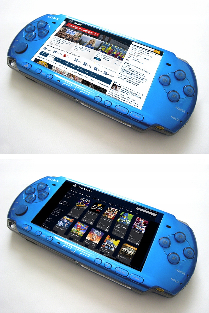 NOWA PSP 3004 SLIM VIBRANT BLUE + GRATISY + GWAR + GRY !! Model PSP 3004 + Assassin's Creed: Bloodlines