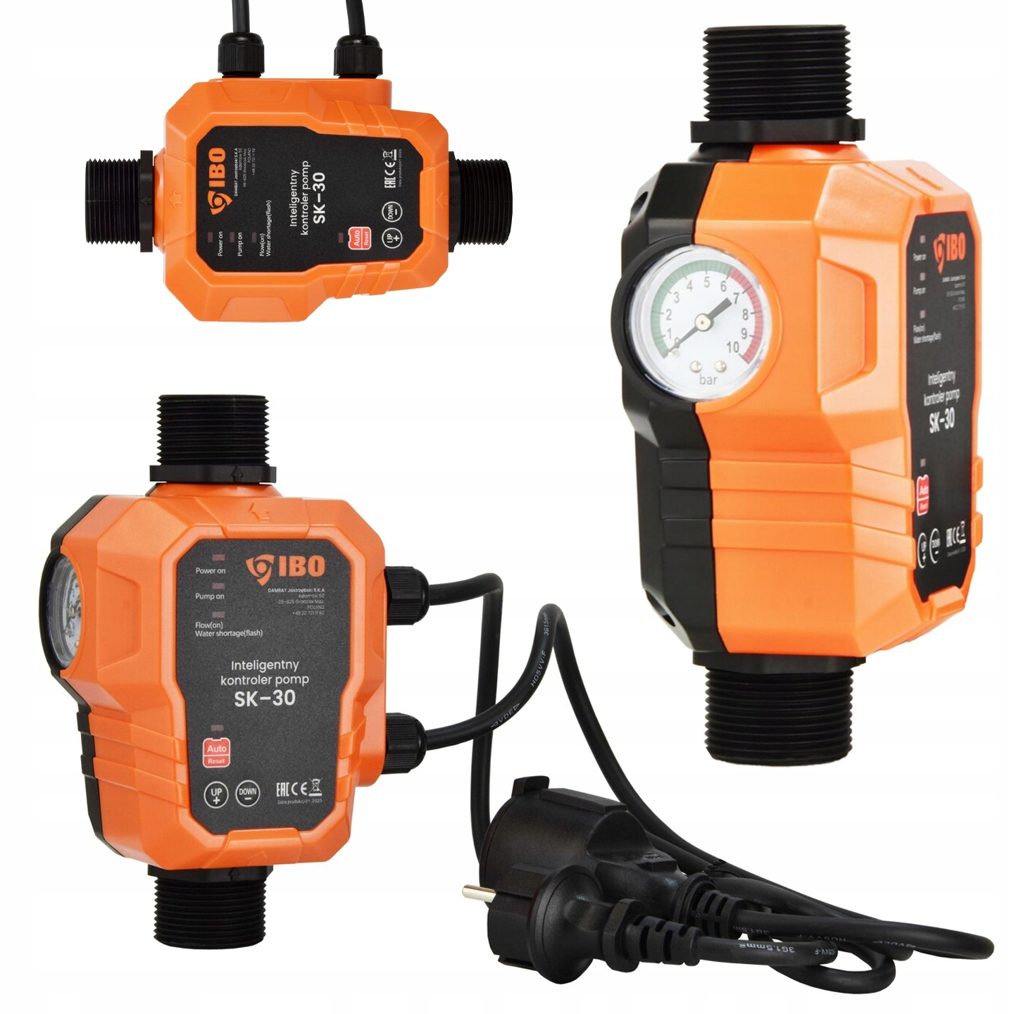 Inteligentní Elektronický Vypínač Pro Vodní Čerpadla Ibo SK-30 1"