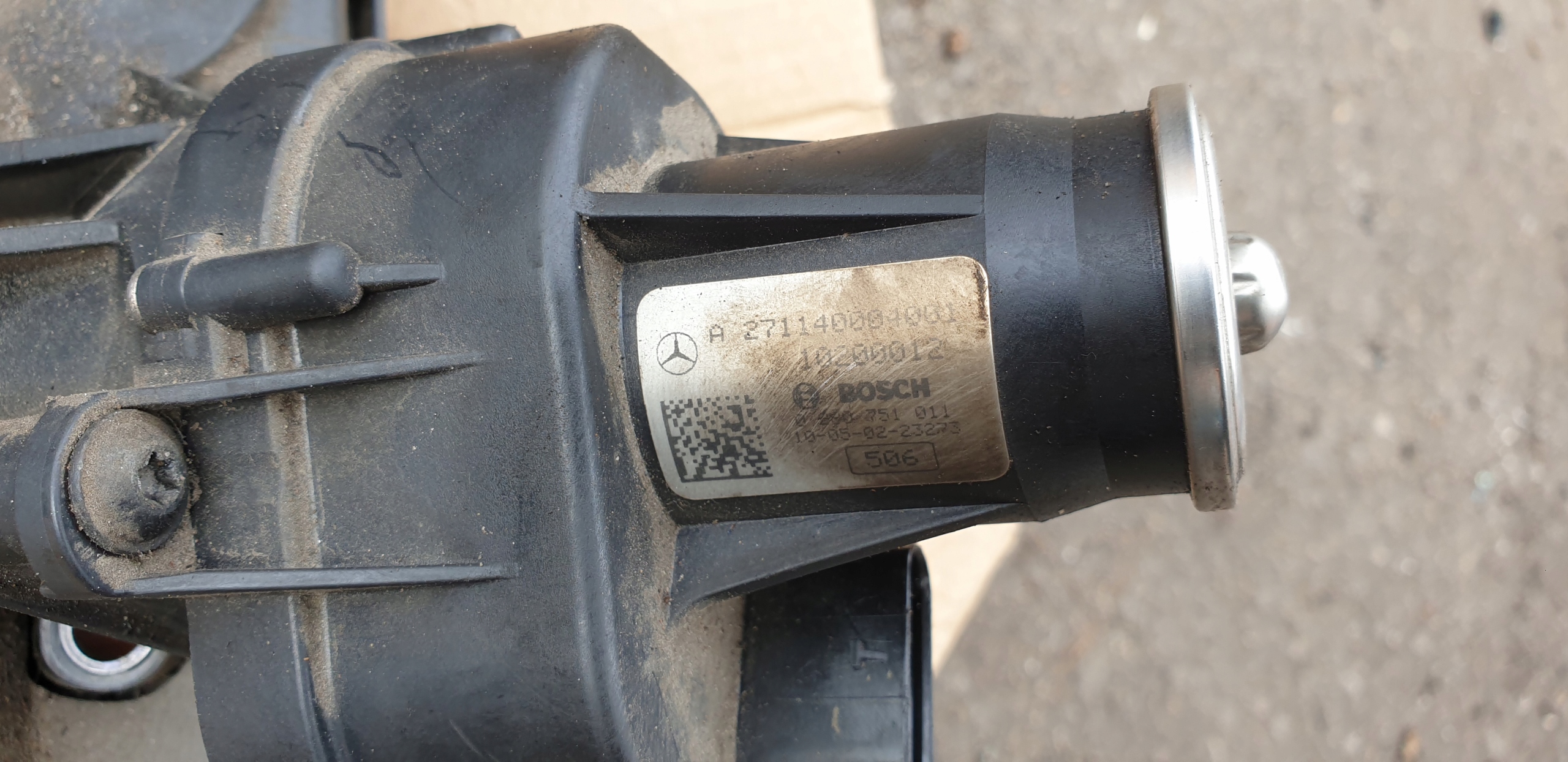 header pipe DOLOTOWY SSACY regulator MERCEDES E W207 C 250 CGI OE