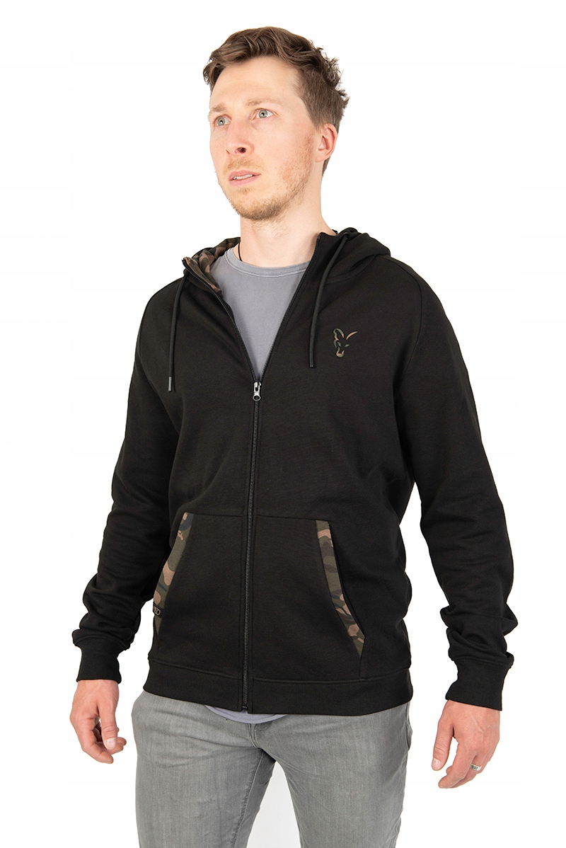 Bluza Fox Lightweight Zipped Hoody Black/Camo Print Rozmiar "XXL"