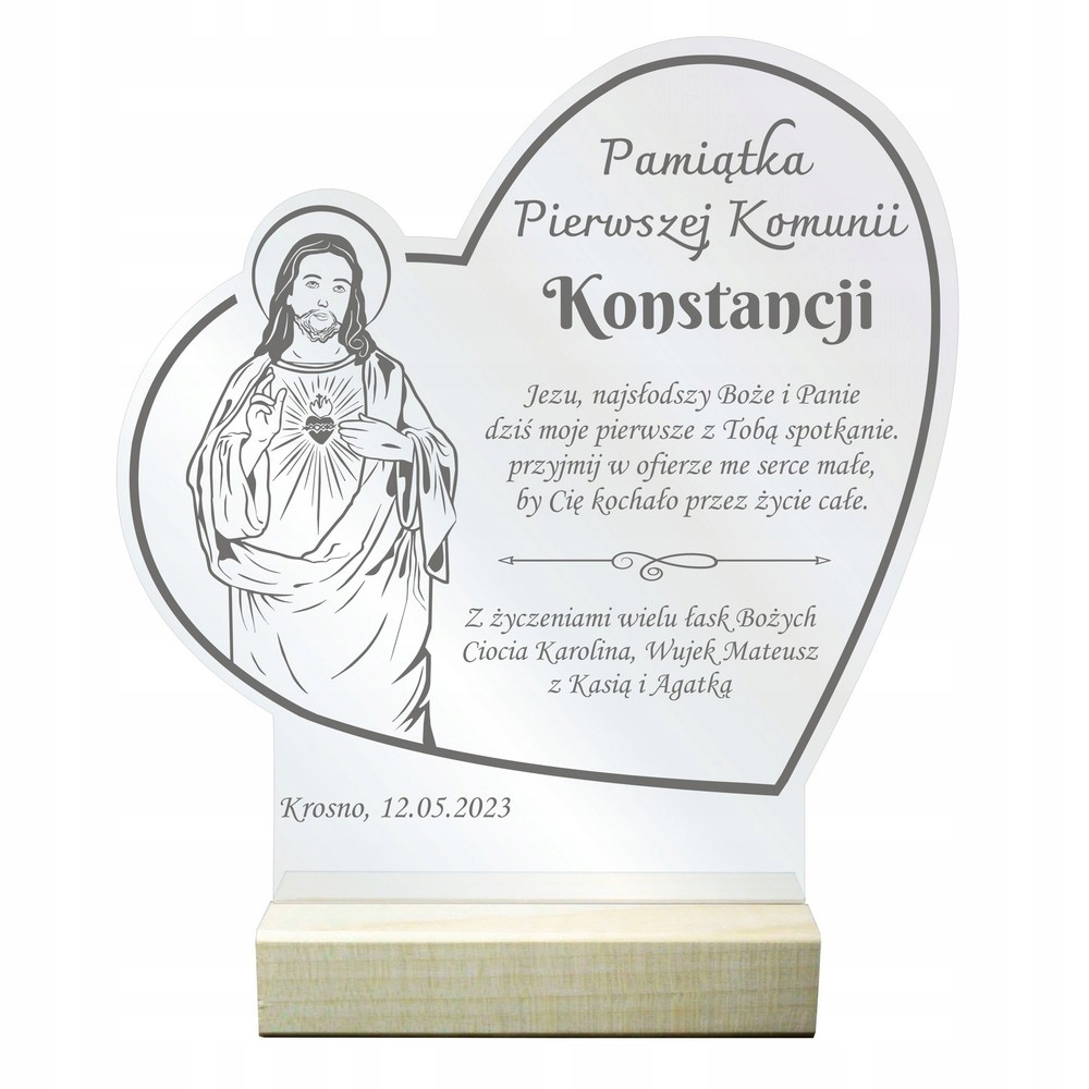 Pamiątka Pierwszej Komunii Świętej Komunia