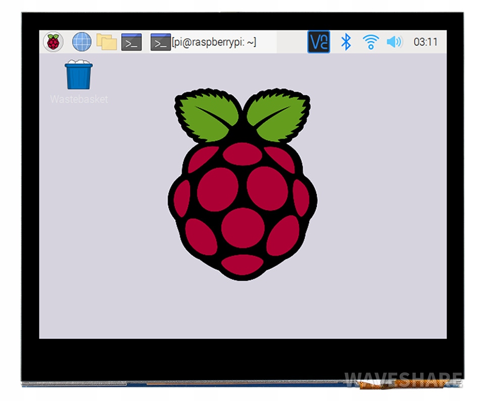 3,5" dotykový LCD displej Raspberry Pi Dpi, Ips