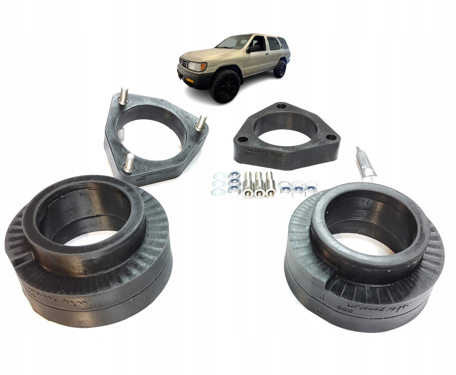 NISSAN PATHFINDER II R50 podkładki pod sprężyny 50mm / Lift 2 cale