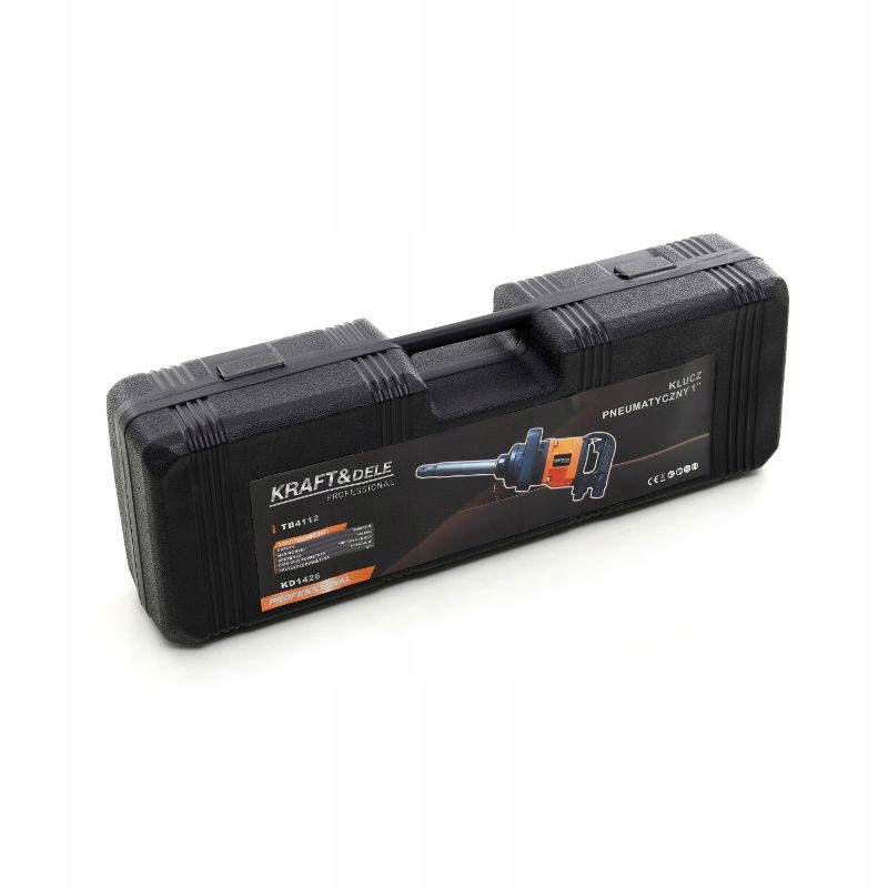 KLUCZ PNEUMATYCZNY UDAROWY 4800Nm 1' DŁUGA NASADA WALIZKA NASADKI Rozmiar trzpienia 1''