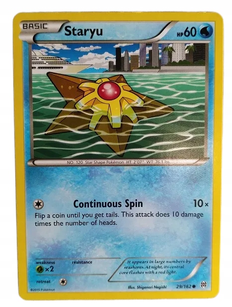Karta Pokemon TCG Staryu (29/162) XY Breakthrough