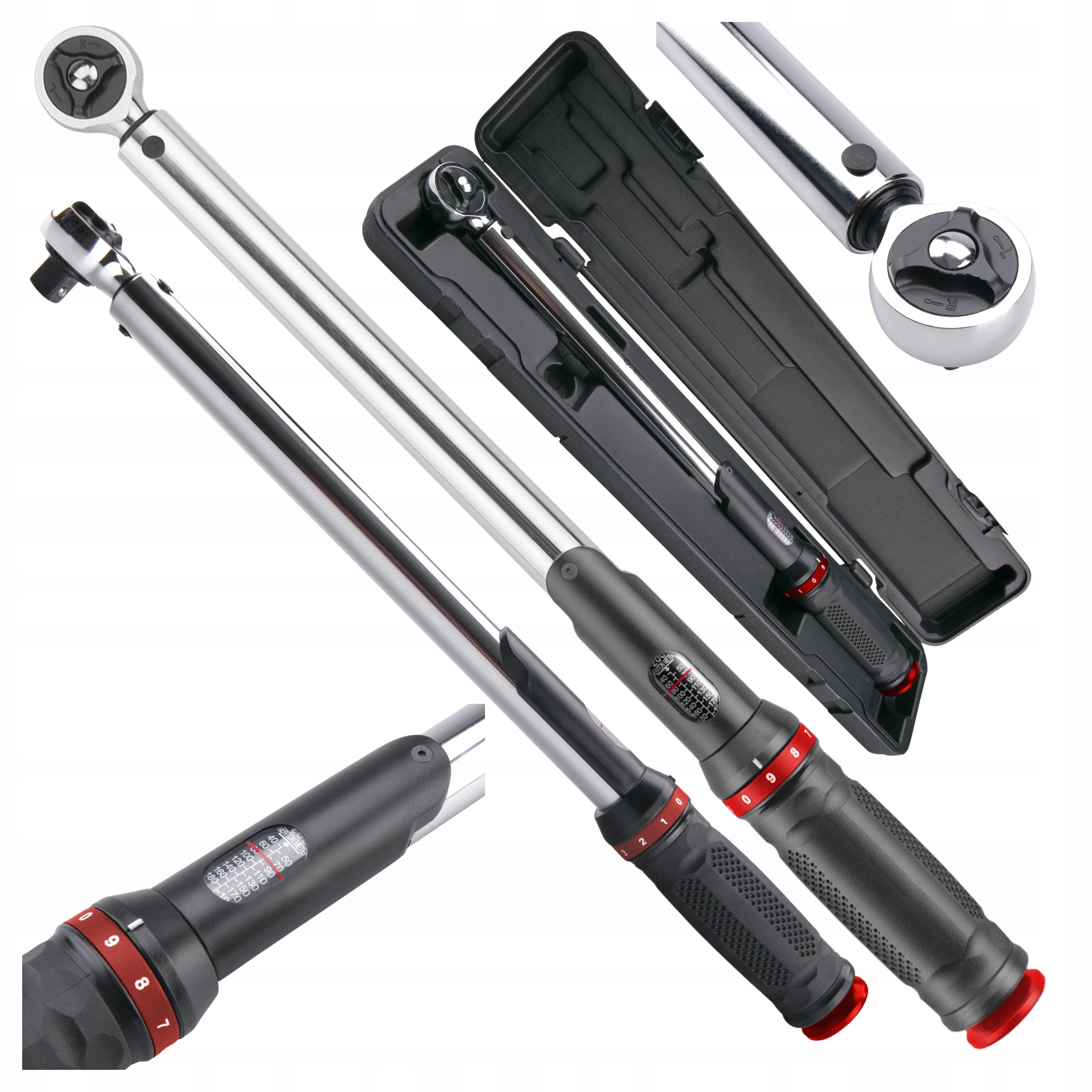 Momentový Kľúč 1/2" 40-200 Nm 490 so stupnicou a zámkom CrV Certifikát