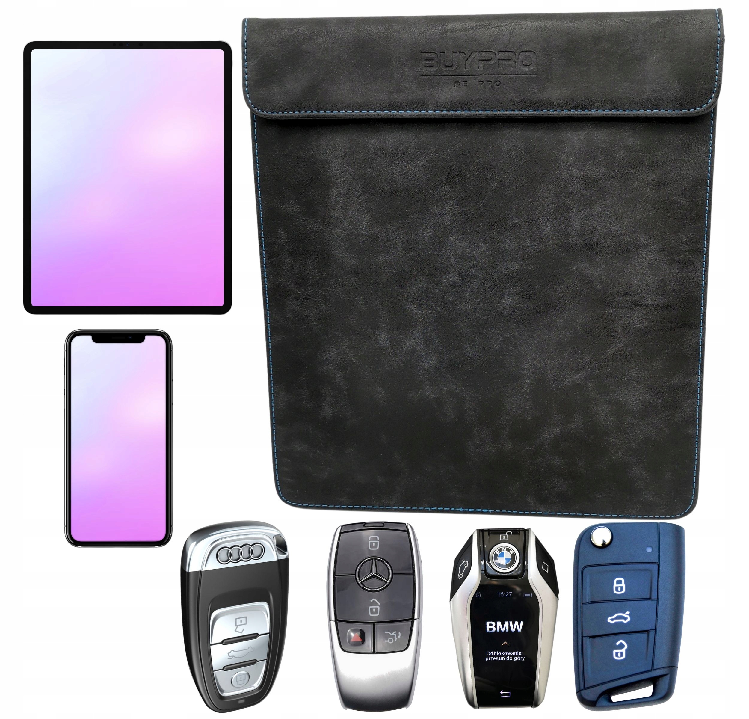 

Etui Telefon kluczyk keyless Rfid Gps Wifi Faraday