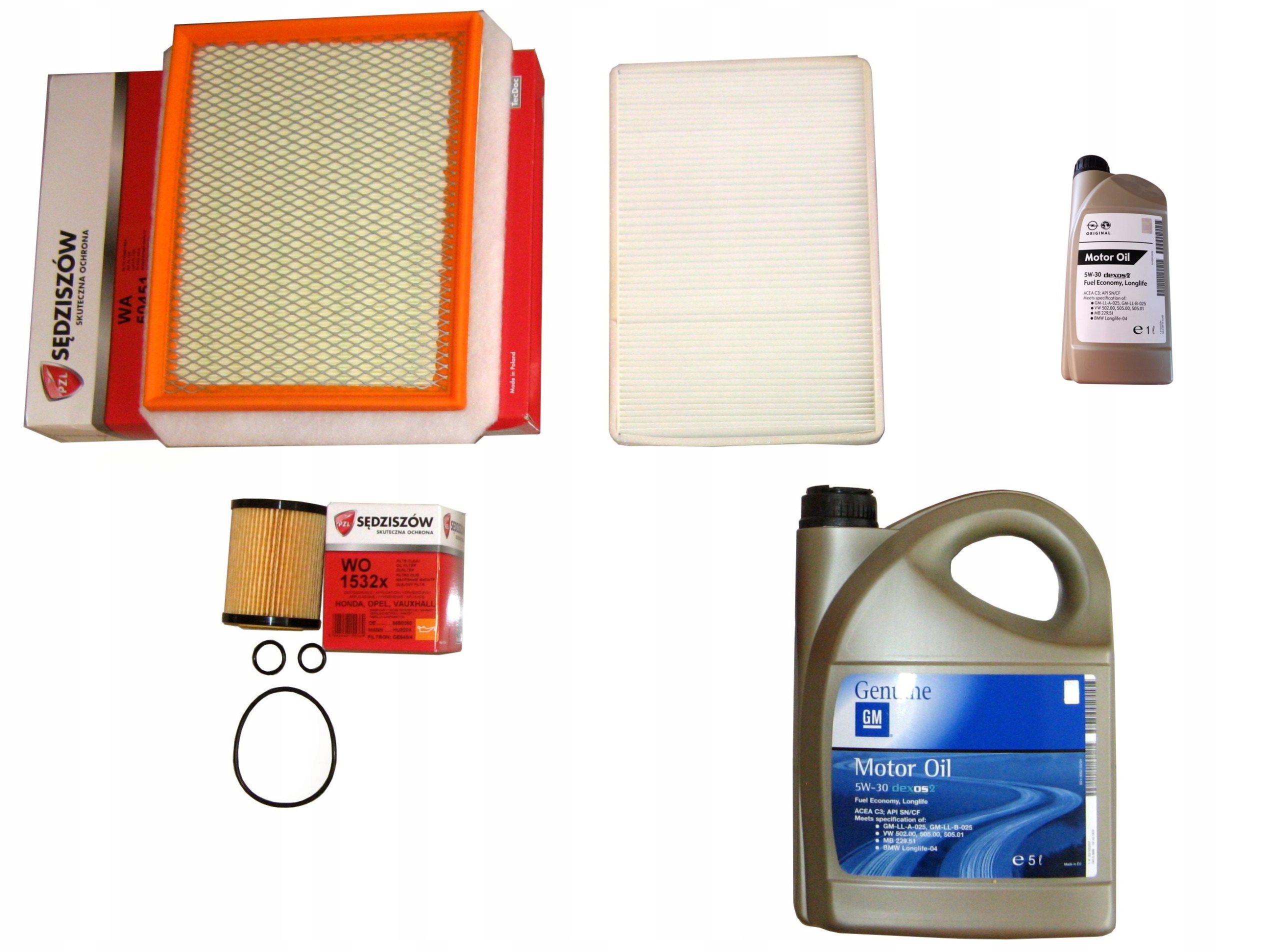 КОМПЛЕКТ МАСЛЯНЫХ ФИЛЬТРОВ OPEL ZAFIRA B 1.7 CDTI