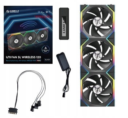 Lian Li Uni Fan Sl Wireless 120 Reverse Blade Skříň počítače Ventilátor