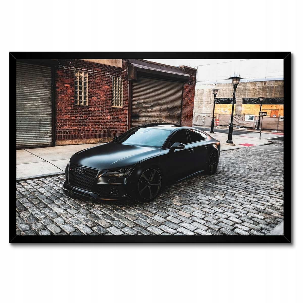 Plakáty v rámu 60x40 Černé matné Audi