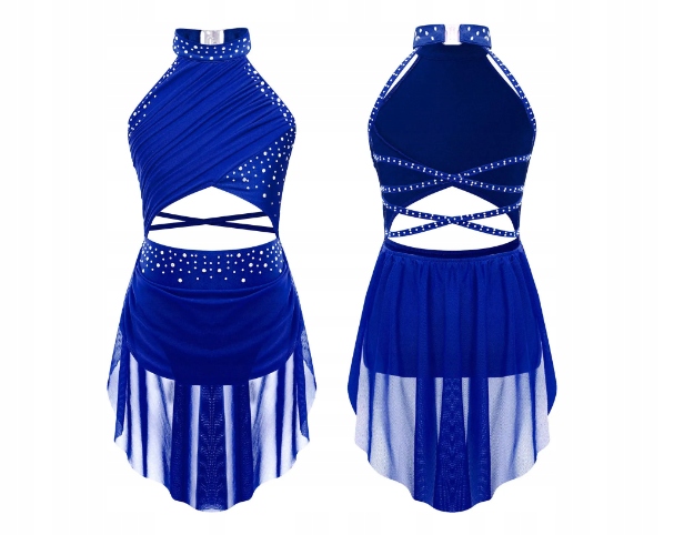 Strój Do Latino Sukienka Body Sukienka Tutu Do Tańca 164 Nr 1995