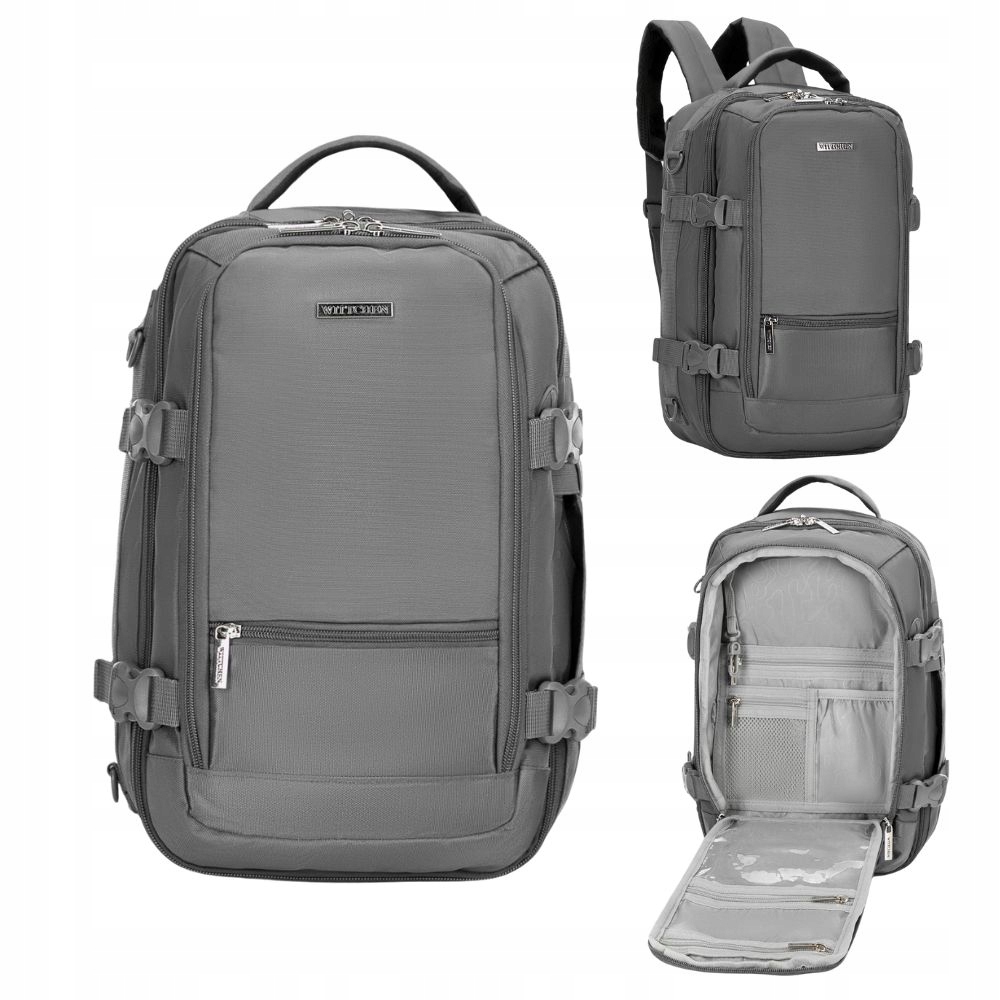 Plecak kabinowy do samolotu Wittchen 29-3P-000-01 Wizz Air lekki pojemny