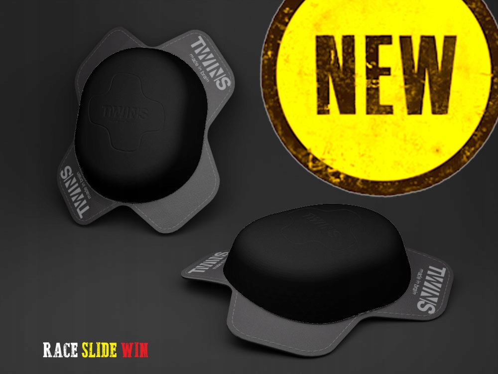 Limited Edition 30 ks slidery na kolena Twins černé závodní tréninkové