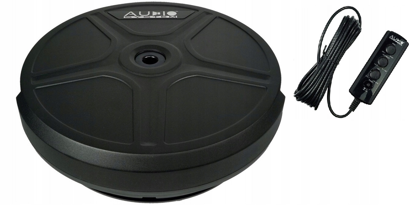 Basový reproduktor montovaný do rezervného kolesa Zelená hora Audio System SW11