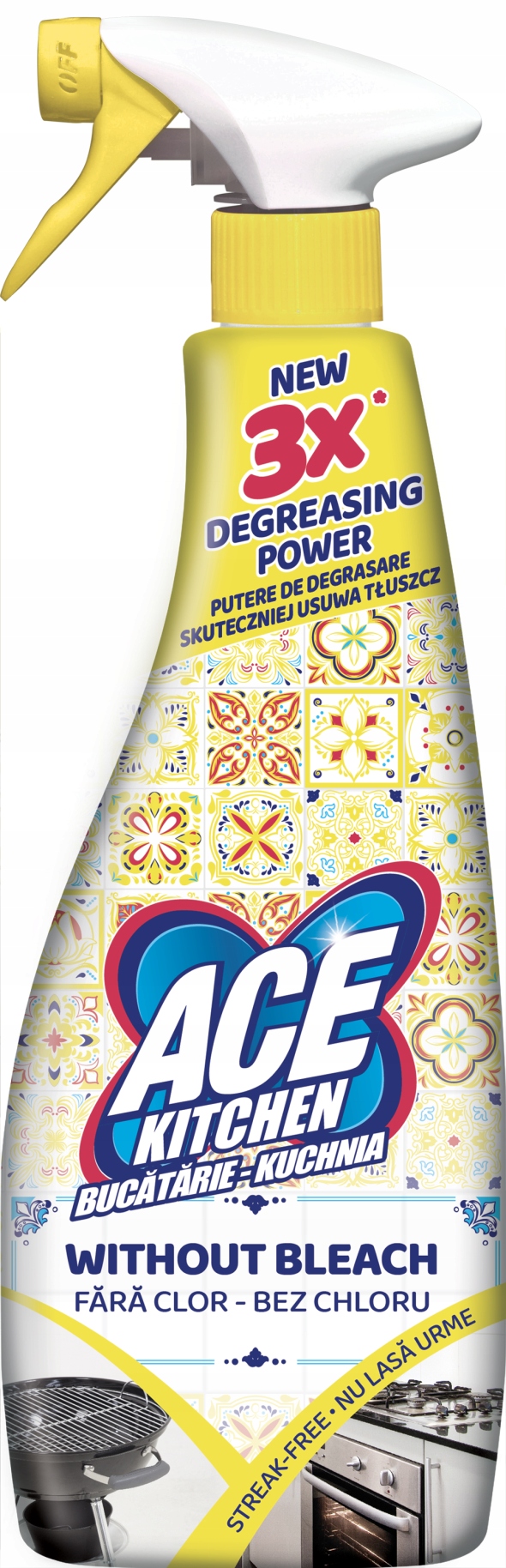 

Ace Spray Kuchnia 500ml Usuwa Tłuszcz