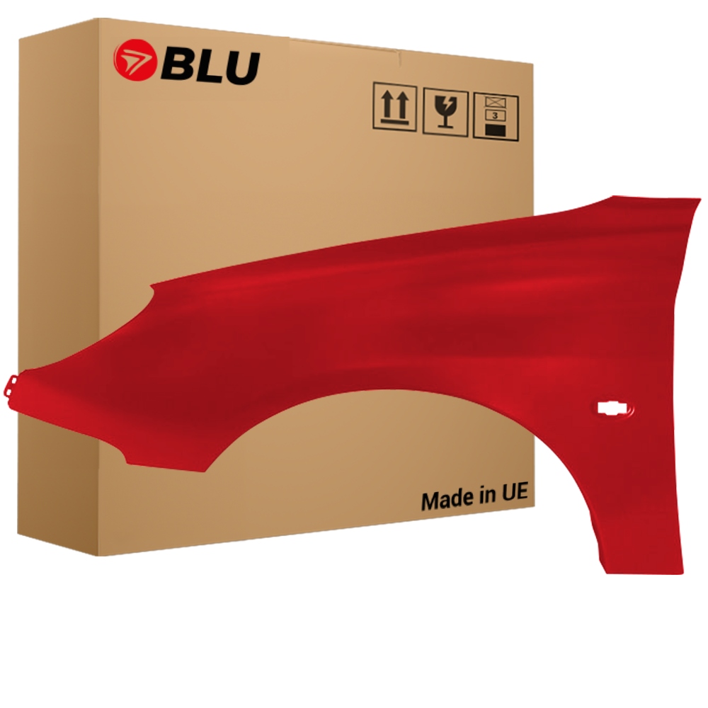 Blu Blatník Peugeot 206 CC Ekb levý červený 98-09 přední
