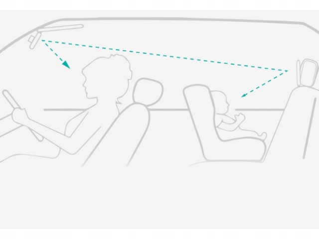 Lusterko na fotel do obserwacji dziecka w samochodzie EB679 EAN (GTIN) 5903899259700