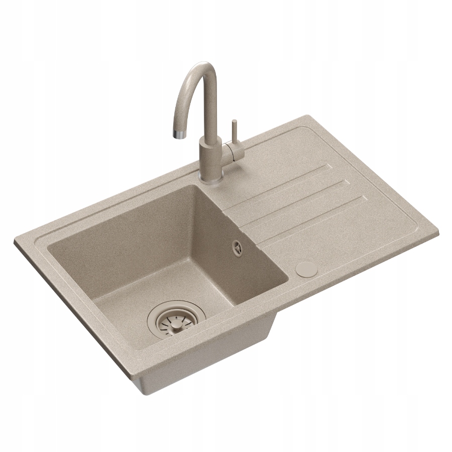 Quadron Ben 111 Drez 1 komora Granit Batéria Kate 70x44 cm Béžová/Béžová