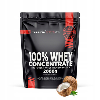 Eccono 100% Whey Protein 2000 g Syrovátkový Protein Wpc Koncentrát Kokos