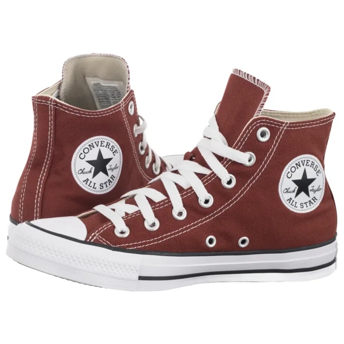 Boty Tenisky Converse nad kotník Ctas Hi Rottin Apple A13264C Hnědé