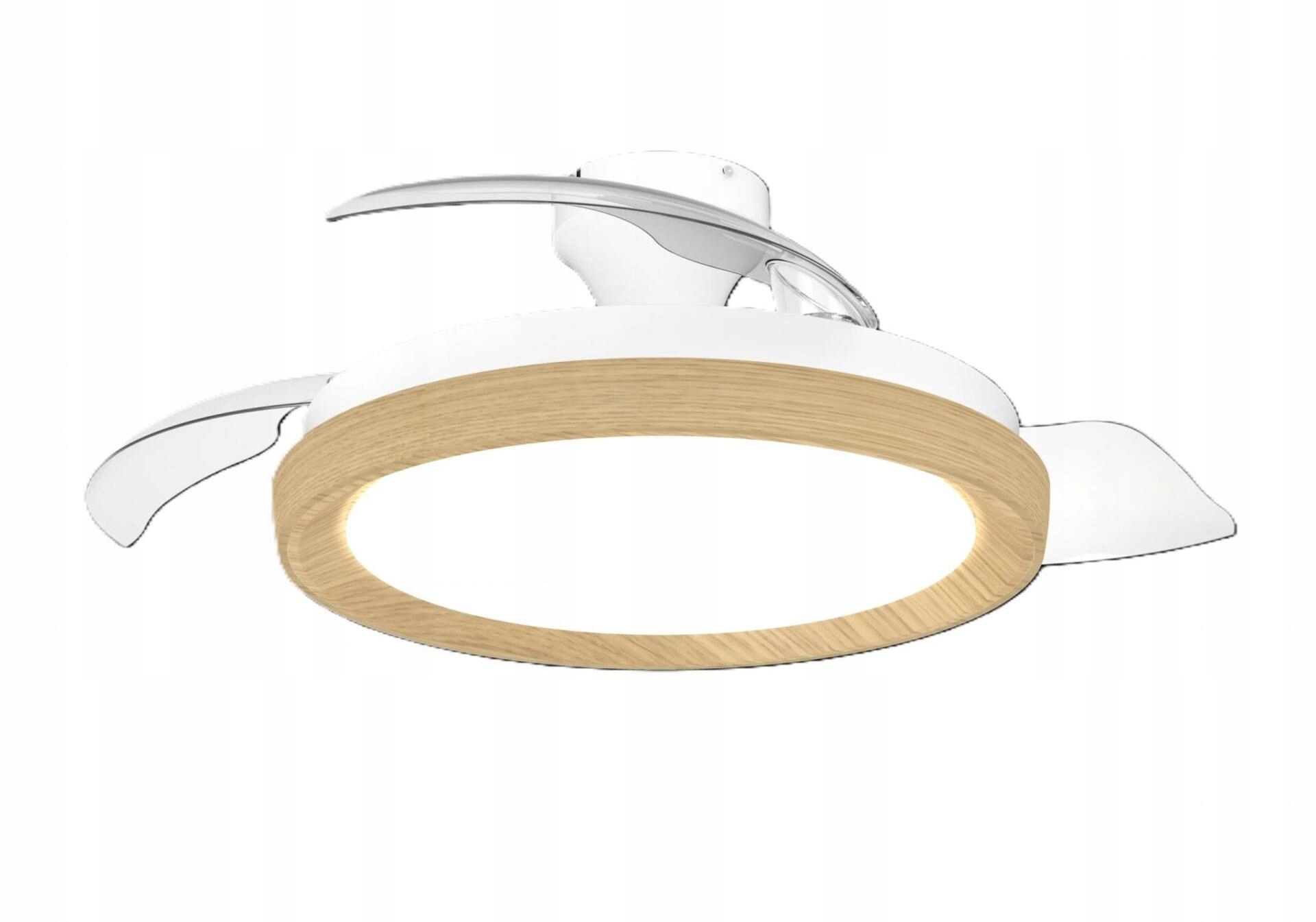 Philips Bliss DC stropný ventilátor a svietidlo 28W+35W drevo