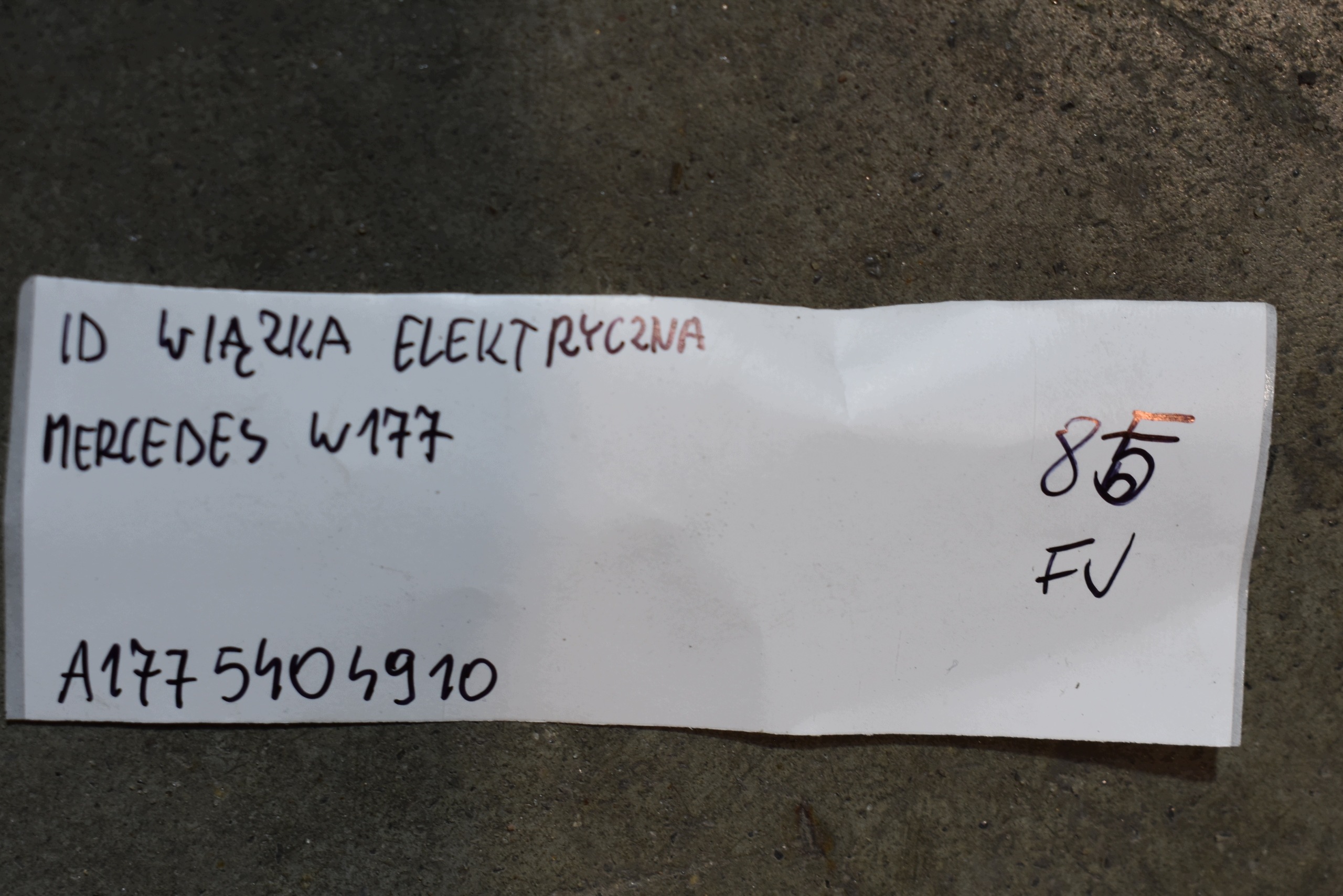 IDEALNA bundle electrical MERCEDES W177 1