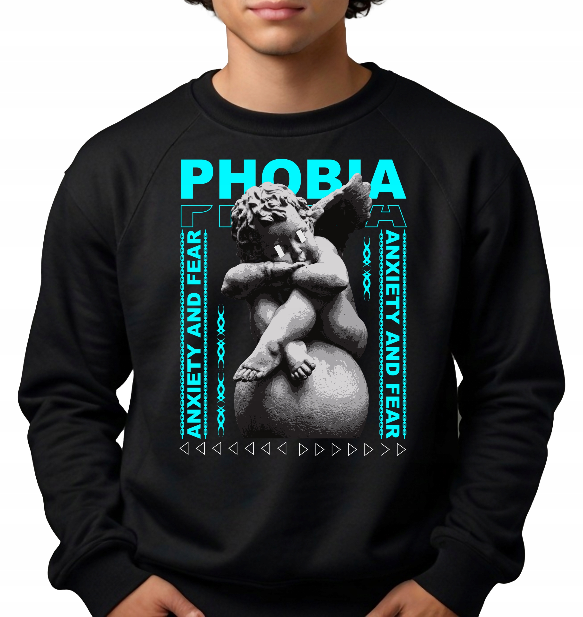 Pánská Mikina Phobia pro kolegu chlapce Bratra manžela jako Dárek Velikost M
