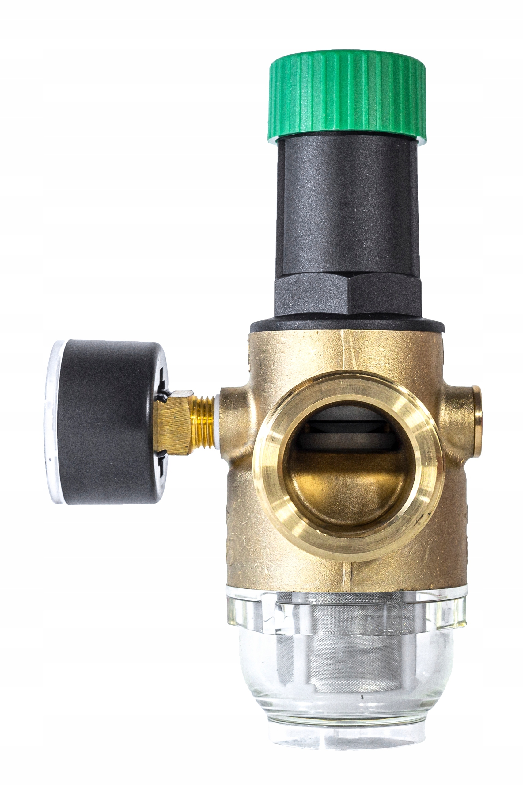 REDUKTOR REGULATOR CIŚNIENIA WODY Ø 1" CAL Z MANOMETREM I FILTREM SOLIDNY Cechy dodatkowe posiada atest do kontaktu z wodą pitną