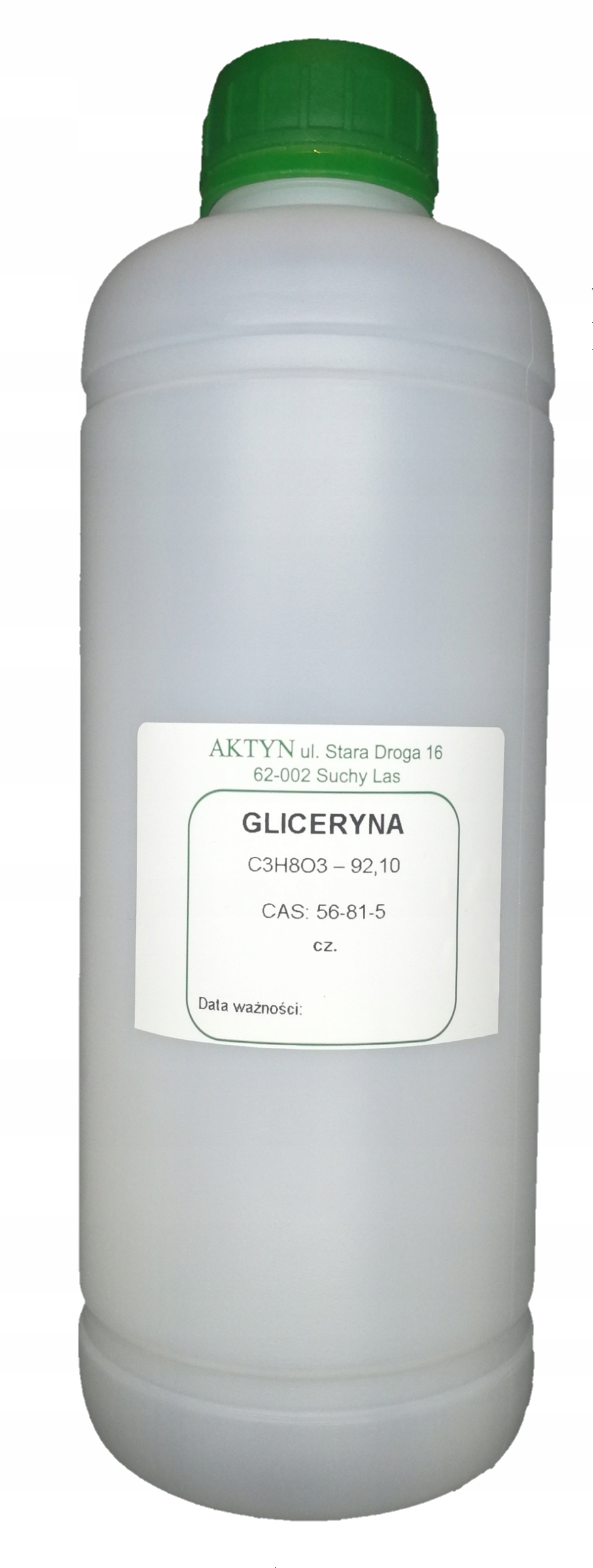 

Gliceryna Roślinna bezwodna czysta 1l