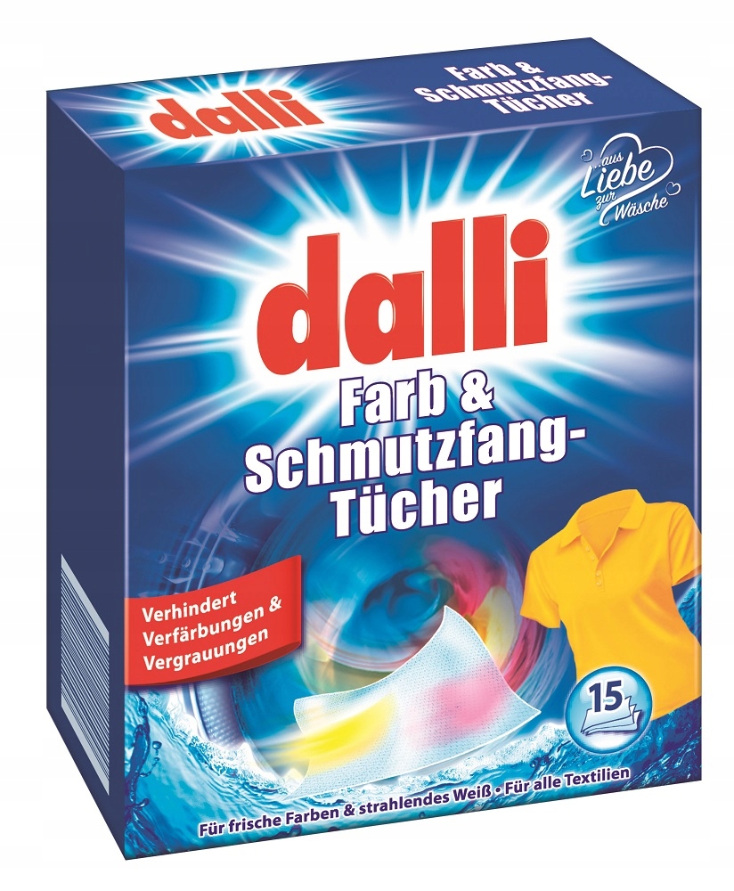 

Chusteczki Wyłapujące Do Prania Dalli 15szt De