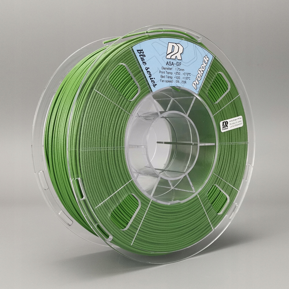 ProRock Filament Asa-gf Army Green zielony Pantone 7742 1.75mm 1000g