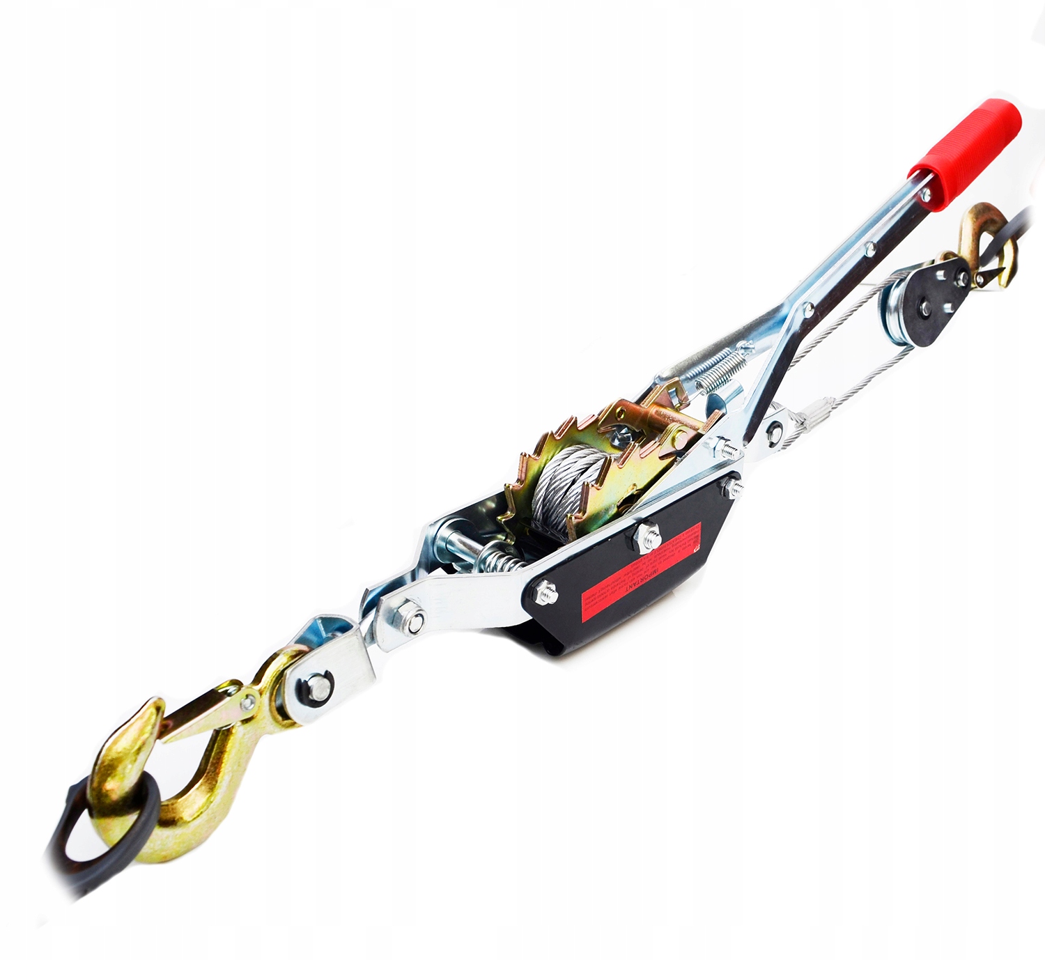 WYCIĄGARKA WCIĄGARKA RĘCZNA LINOWA 2T 2000kg 2HAKI Kod producenta FT10272od