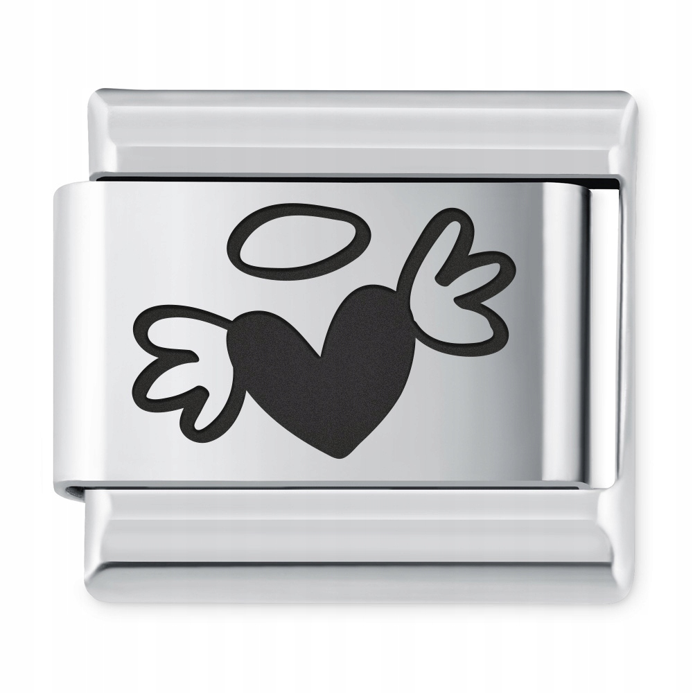 

Italian Charms Symbole Miłosne Serce Grawer
