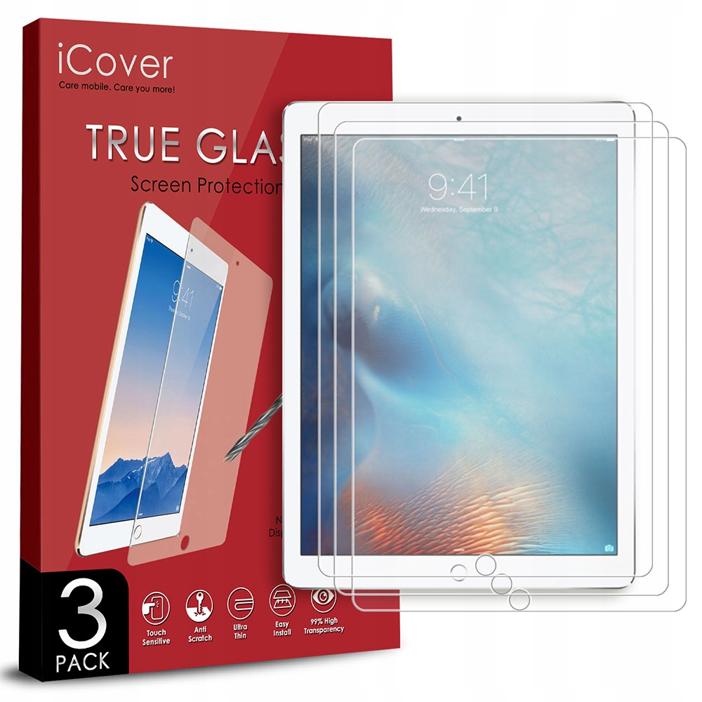 

3SZT Nietłukące Szkło Do Apple Ipad Air Pro 1 2