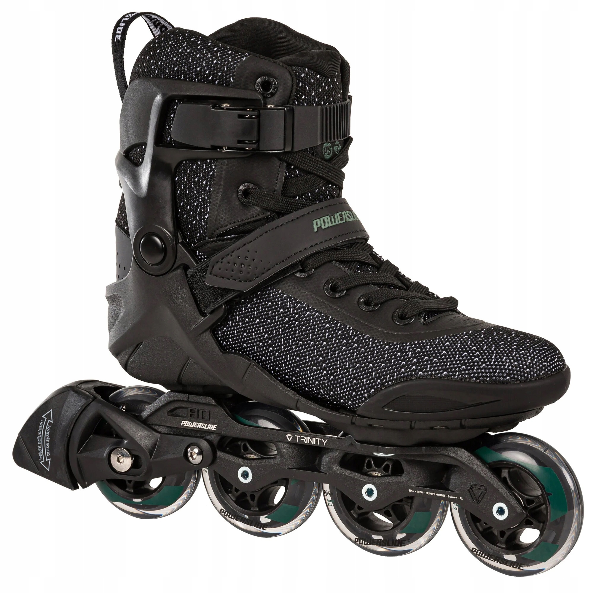 Rolki Powerslide Phuzion Enzo 80 Trinity - Black