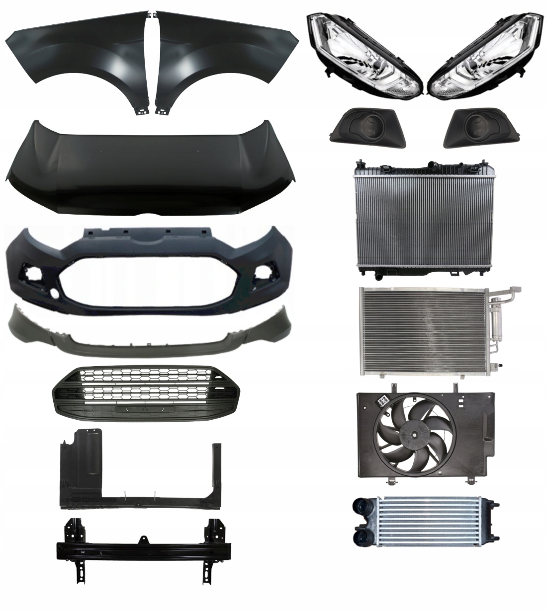 Ford Ecosport 1317 Zderzak Pas Maska Błotnik 1645 za 5500 zł z