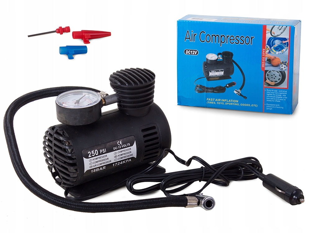 Mini kompresor pumpa do auta 12v za 165 Kč - Allegro