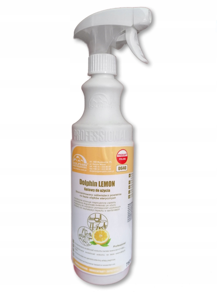 

Odświeżacz powietrza Dolphin Lemon cytrynowy 750ml