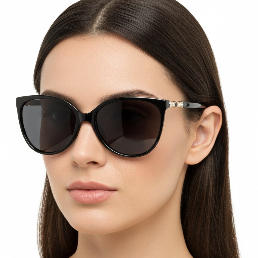 Dámské Polarizační brýle Kočičí oči Značkové Sluneční UV400 Uv