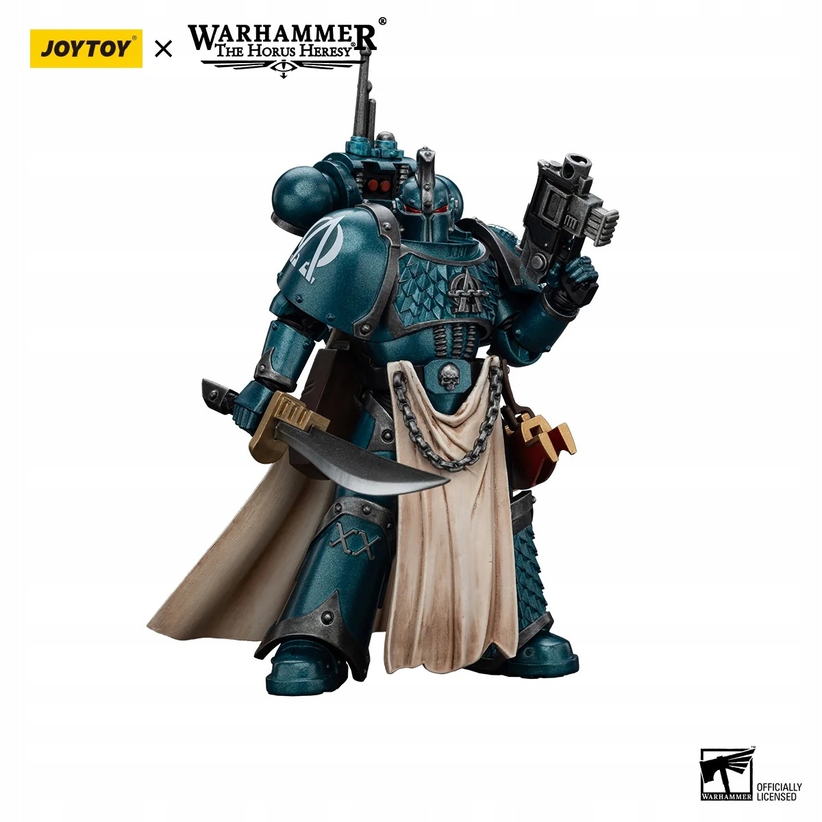 Figurka Alpha Legion Praetor s energetickým mečem – Warhammer The Horus Heresy